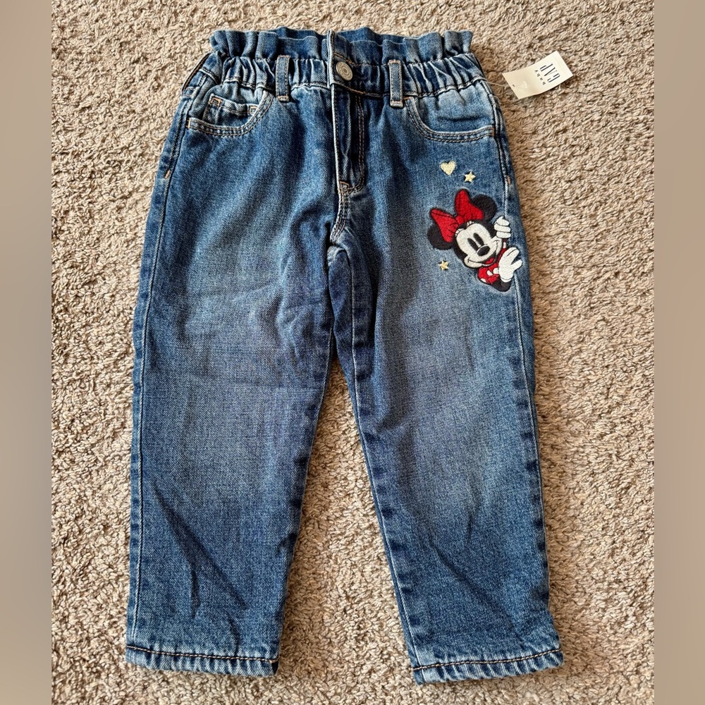 babyGAP x Disney Paperbag Mom Jeans